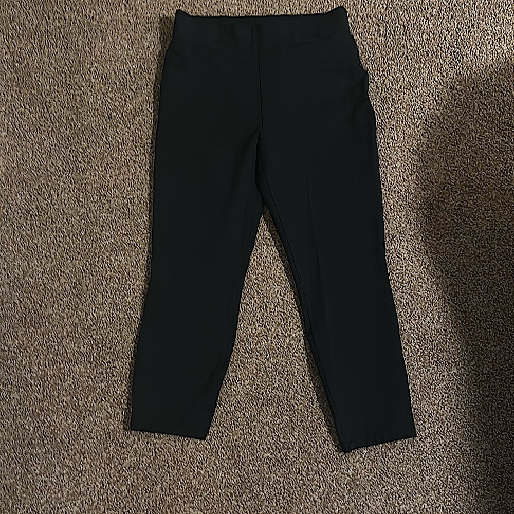 SPANX Black Fitted Cropped Skinny Pant Size Medium